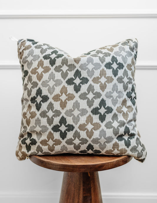 Neutral Geometric Floral | 20x20 Bothro